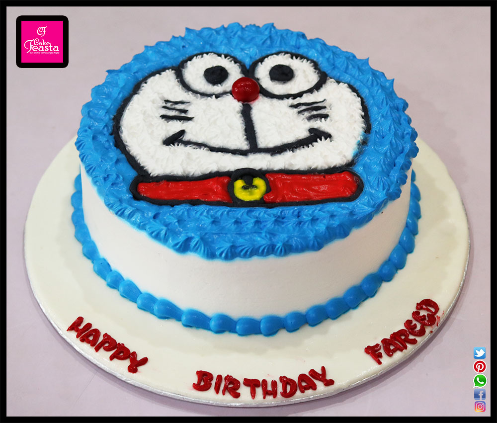 Doraemon Birthday Cake Lahore Cakes Cake Feasta