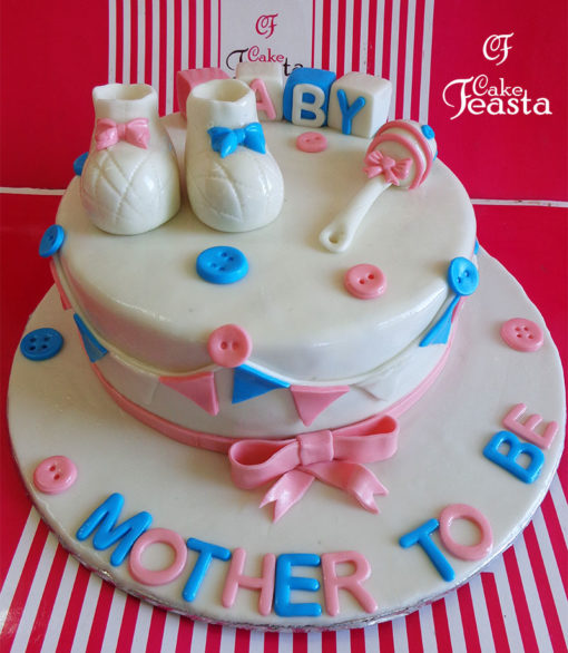 Buttons Baby Shower Cake in Lahore