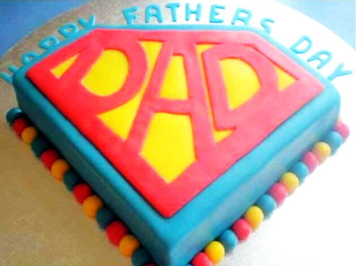 Super Dad Father's Day Cake in Lahore
