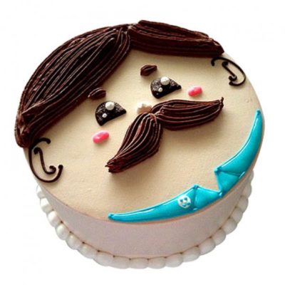 Mustache Father's Day Cake in Lahore