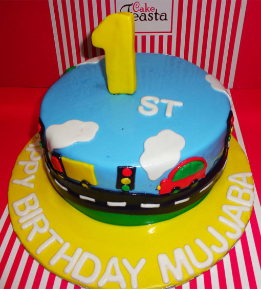 Traffic Signal Birthday Cake