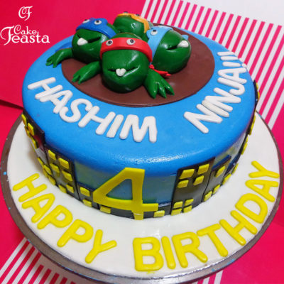 Ninja Turtles Birthday Cake in lahore