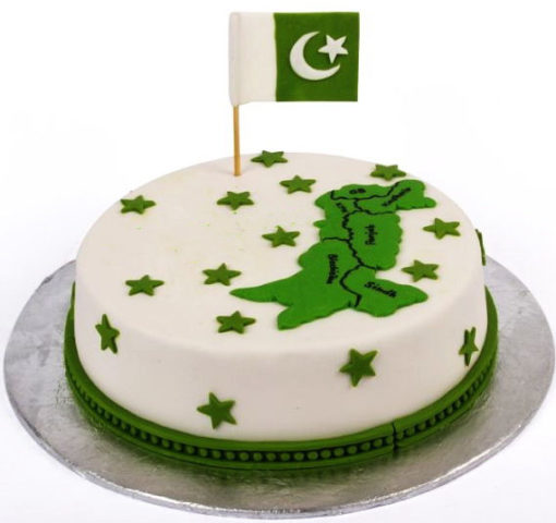 Green Map 14 Aug Cake in lahore