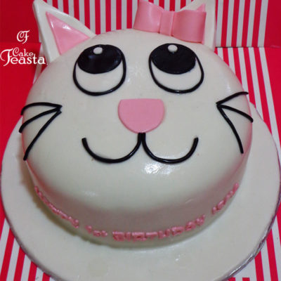 cat girl birthday cake in lahore
