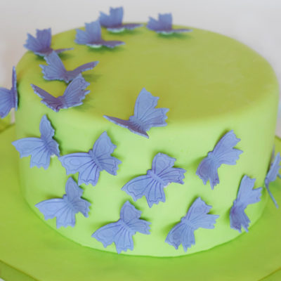 Blue Butterfly Cake in lahore