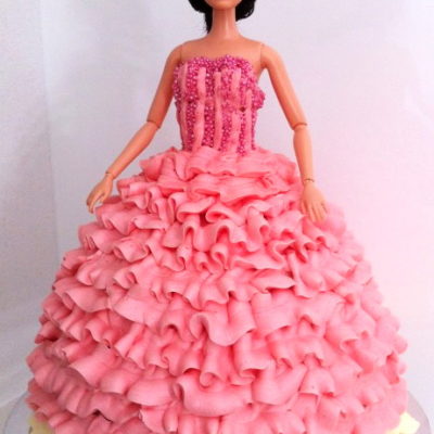 Barbie Dress Cake character cakes in lahore