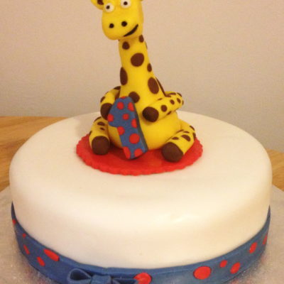 Giraffe Ribbon Cake character cakes in lahore
