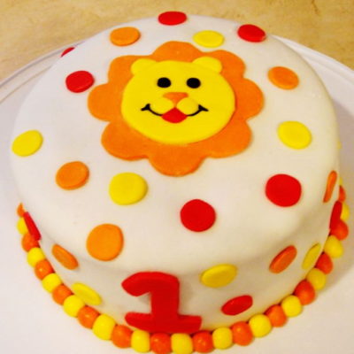 Lion Dots Cake in lahore