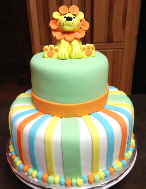 Lion 2 Tier Cake in lahore