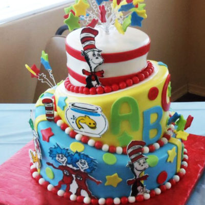 Dr. Seuss 3 Tier Cake in Lahore