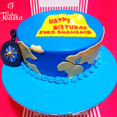World Sea Birthday Cake in Lahore