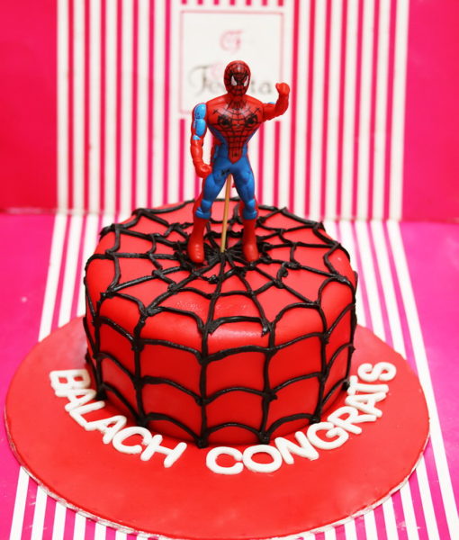 Spiderman Character Birthday Cake