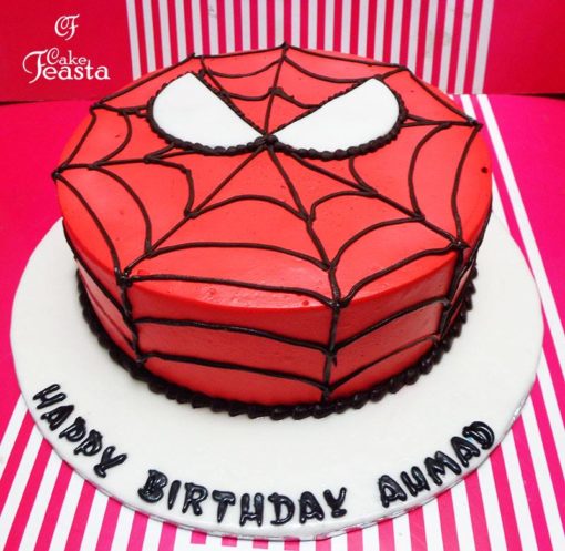 Spiderman Small Birthday Cake