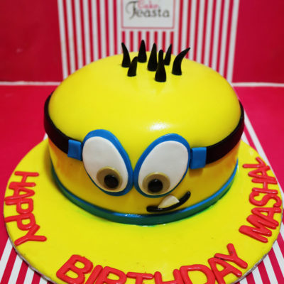 Naughty Minion Birthday Cake