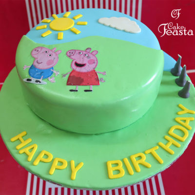 Peppa Kids Birthday Cake