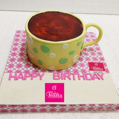 Coffee Cup Birthday Cake