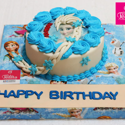 Elsa Frozen Picture Cake