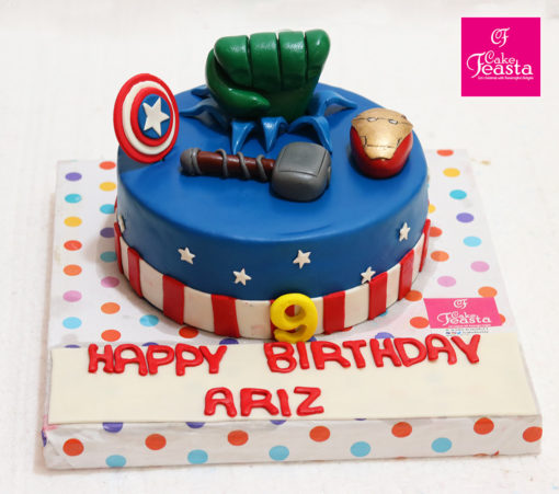 Avengers Kids Birthday Cake