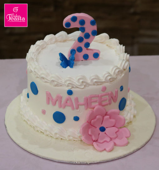 Baby Girl Birthday Cake