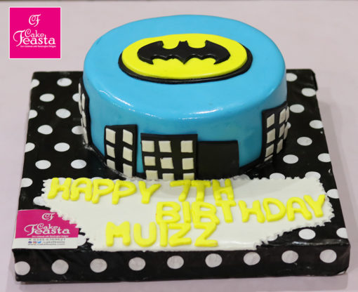 Batman Sign For Boy Birthday Cake