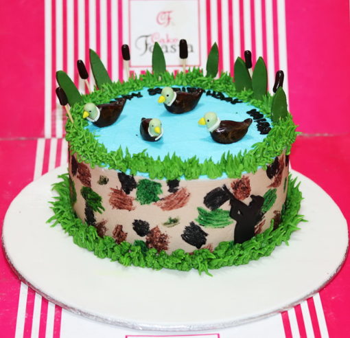 Duck Theme Birthday Cake