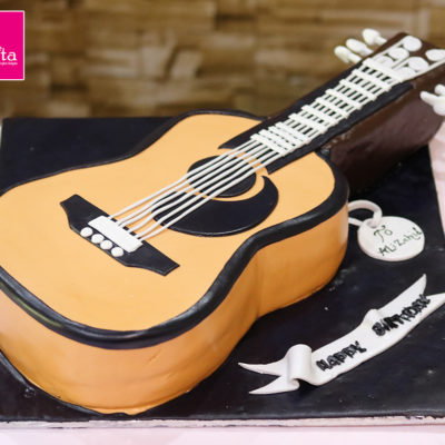 Guitar Music Lover Birthday Cake