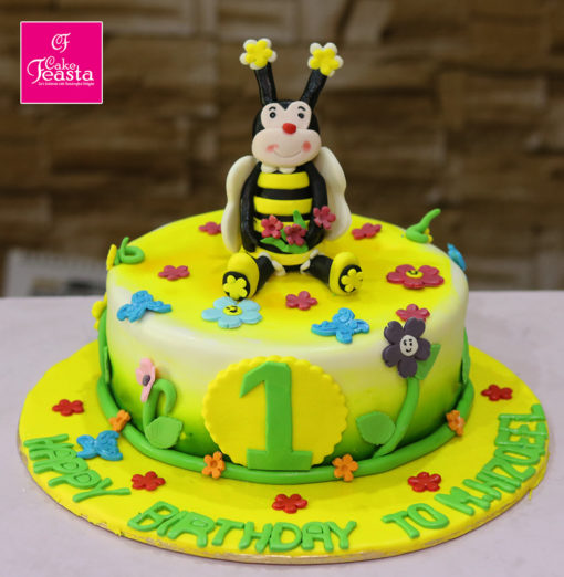 HoneyBee Character Birthday Cake