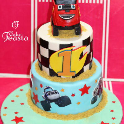 Racing Jumbo Car Birthday Cake