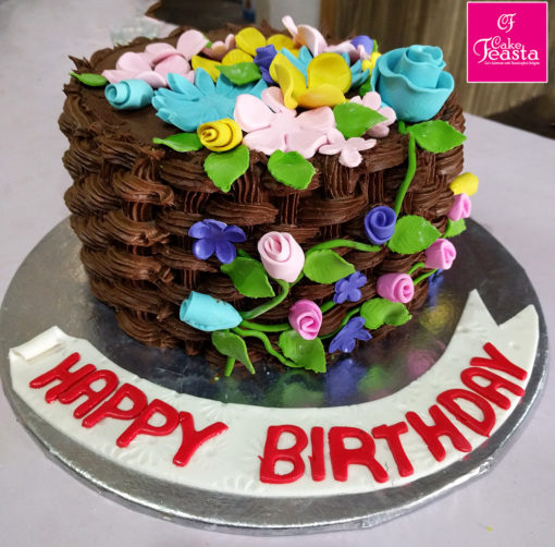 Tree Theme Birthday Cake