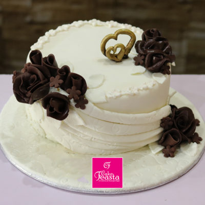 Chocolaty Roses Birthday Cake