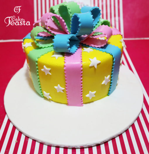 Gift Theme Birthday Cake