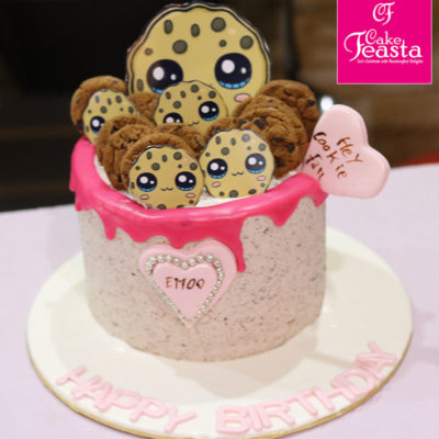 Hey Cookie Fan Theme Cake