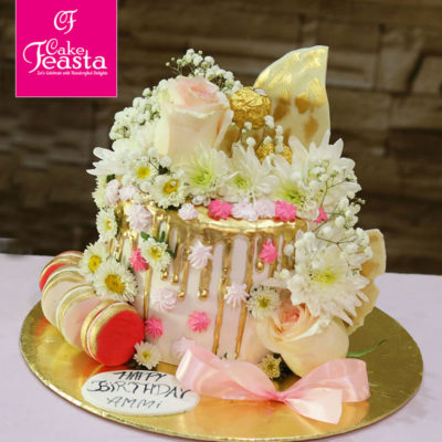 Flower Girl Birthday Cake