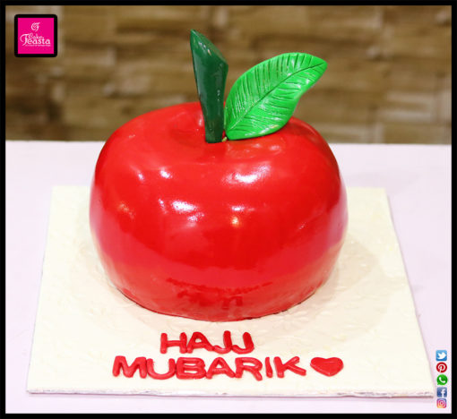 Apple Hajj Mubarak Cake