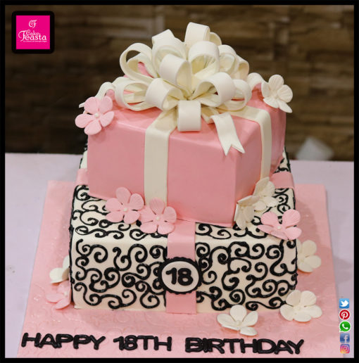 Girls Birthday 2 Tier Cake