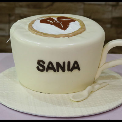 Coffee Cup Birthday Cake