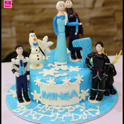 Frozen Them Girl Birthday Cake