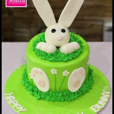 Bunny Kids Birthday Cake