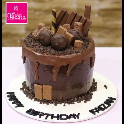 Full Chocolate Birthday Cake