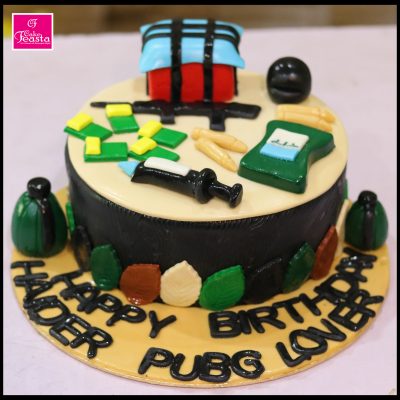 PUBG Theme Birthday Cake