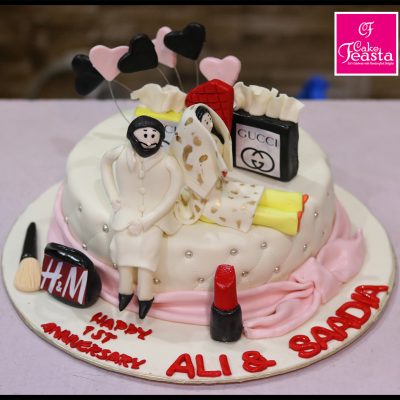 1st Anniversary Theme Cake