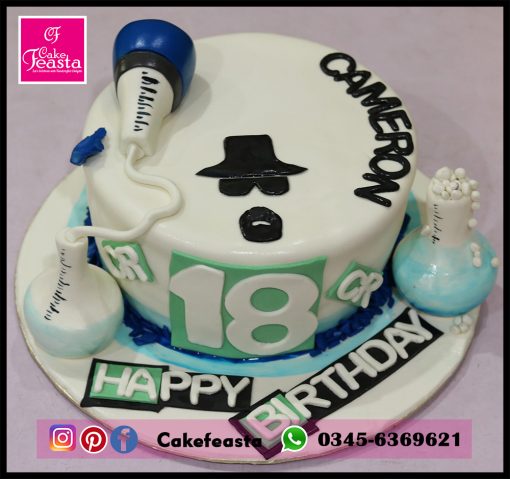 Camerow Theme Birthday Cake