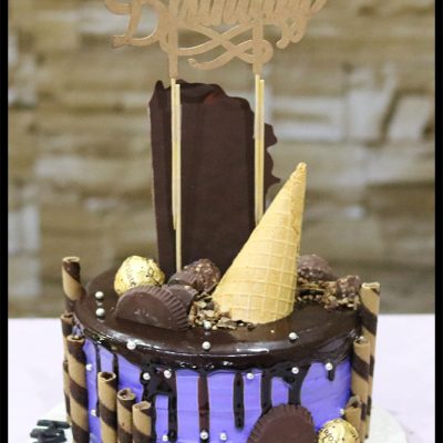 Chocolate Boy Birthday Cake