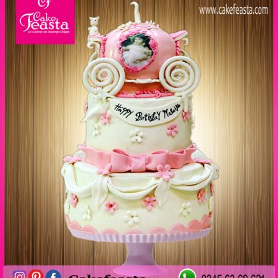 Princess Girl Picture Birthday Cake