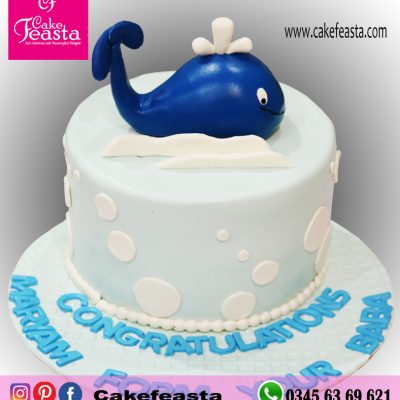 Blue-Fish-Birthday-Cake