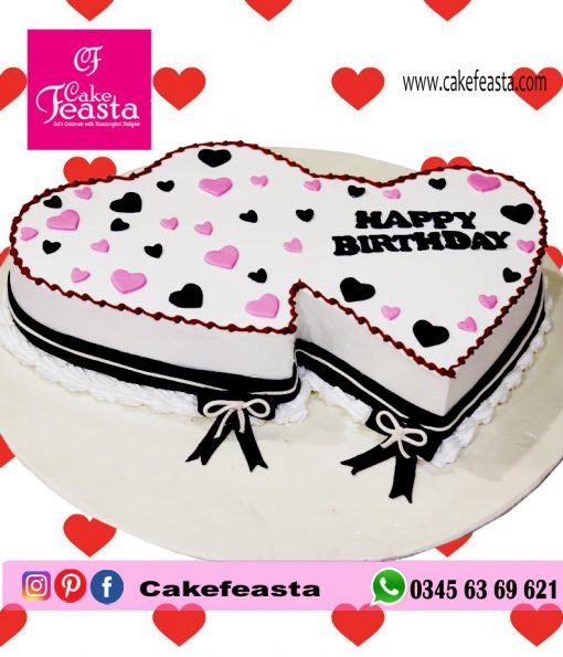 Pair-Hearts-Birthday-Cake