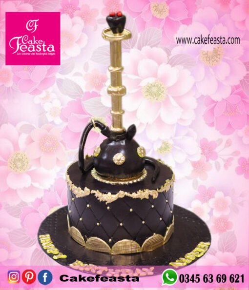 Shisha-Theme-Birthday-Cake