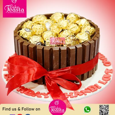 KitKat & Frerro Rocher Birthday Cake