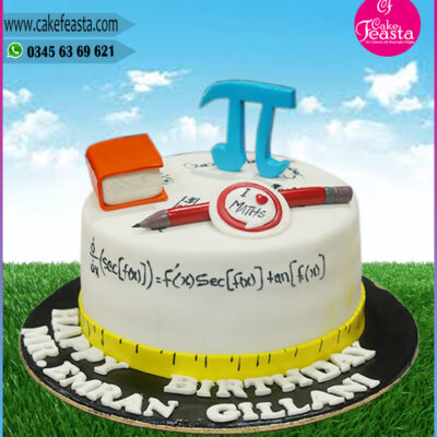 Maths Lover Birthday Cake