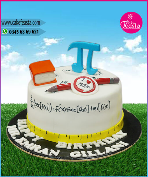Maths Lover Birthday Cake